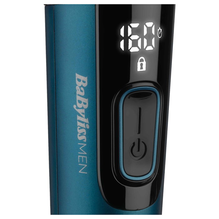 BaByliss Cortapelos Digital Japanese Steel E990E Negro y Verde Azulado