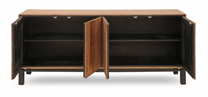 DKD Home Decor Buffet de Teca y Acacia Marrón