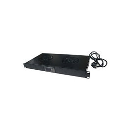 LogiLink Unidad de ventilación 19 pulg. con 4 ventiladores, negro
