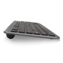EWENT Combo Teclado y Ratón Inalámbrico EW3272 con Receptor USB-A/USB-C, Negro, Español