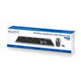 EWENT Combo Teclado y Ratón Inalámbrico EW3272 con Receptor USB-A/USB-C, Negro, Español