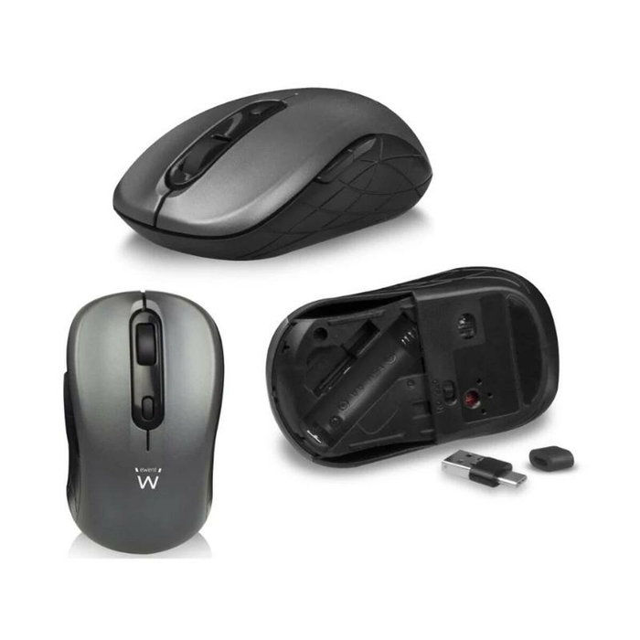 EWENT Combo Teclado y Ratón Inalámbrico EW3272 con Receptor USB-A/USB-C, Negro, Español EWENT Combo Teclado y Ratón Inalámbrico EW3272 con Receptor USB-A/USB-C, Negro, Español
