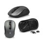 EWENT Combo Teclado y Ratón Inalámbrico EW3272 con Receptor USB-A/USB-C, Negro, Español