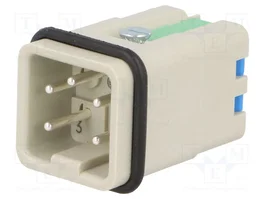 HARTING Han 4A-M-QL Plantilla de contacto macho Han® A