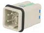 HARTING Han 4A-M-QL Plantilla de contacto macho Han® A