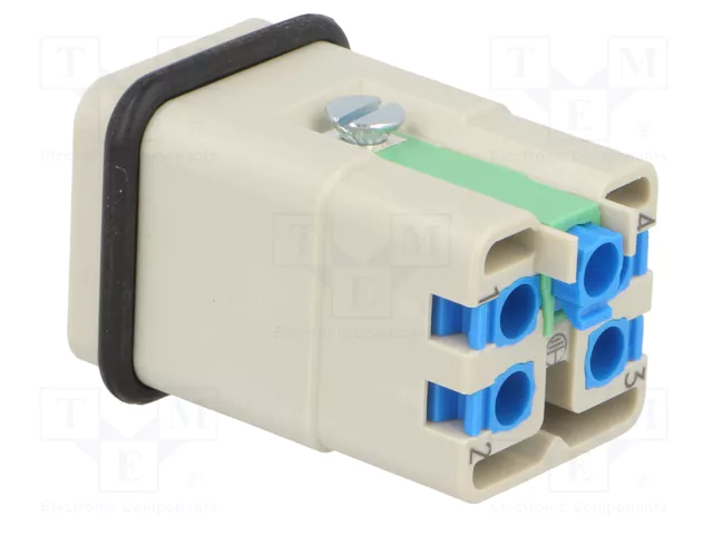 HARTING Han 4A-M-QL Plantilla de contacto macho Han® A