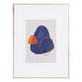 Cuadro Abstracto 2/M Madera Impreso 60 X 3 X 80 cm (Set de 2)