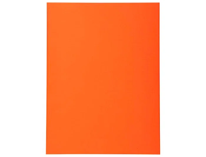 Exacompta Subcarpeta de cartulina reciclada 100% certificada Blue Angel, DIN A4, color Naranja, 170 g/m²