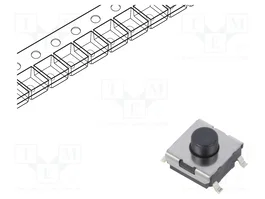 Aratas (Formerly Omron Components) Microconmutador TACT B3FS-1010P SPST-NO SMT