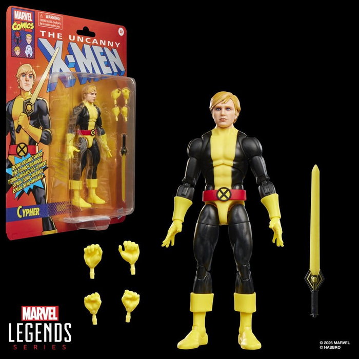 Hasbro Marvel Legends Cypher Figura de 15 cm