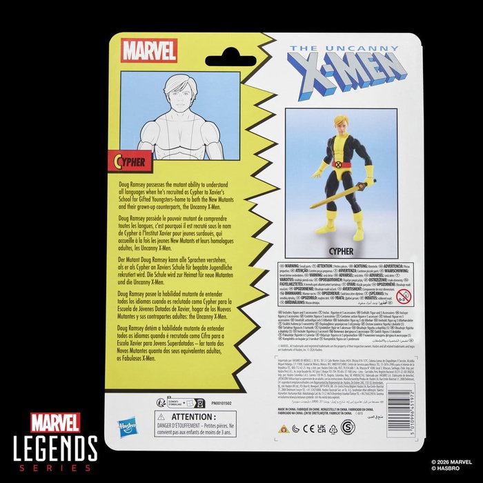 Hasbro Marvel Legends Cypher Figura de 15 cm