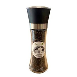 Dream Foods Pimienta Negra en Grano Molinillo 85g Bio - Origen India/Tanzania/Sri Lanka - Producto Ecológico