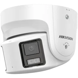 Hikvision DS-2CD2387G2P-LSU/SL Cámara de Seguridad IP Torreta 8MP (5120x1440) Panorámica ColorVu 4mm WDR Audio Micrófono Alarma PoE Techo Blanco