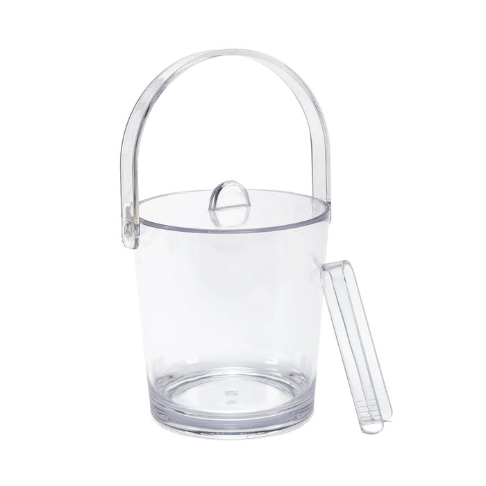 Impulse Enterprises CAPRI CUBO HIELO TRANSPARENTE, Modelo Cubo Hielo en Polietileno, 29.9 cm de Alto, 19.7 cm de Diámetro