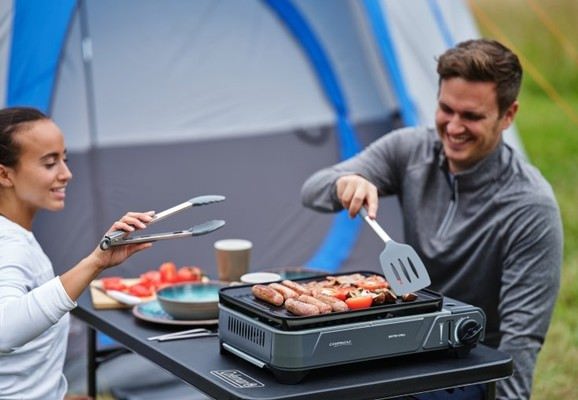 CAMPINGAZ Plancha Bistro Grill, 1900W, para uso en camping y exterior