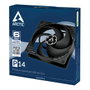 ARCTIC P14 Ventilador de PC 140mm, 1700 RPM, 0.3 Sone, Flujo de Aire 72.8 CFM (123.76 m³/h), Negro