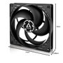 ARCTIC P14 Ventilador de 14 cm Negro