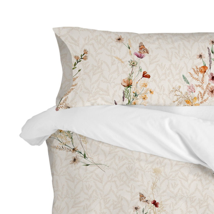 Funda de almohada HappyFriday Wild flowers Multicolor 45 x 110 cm Funda de almohada HappyFriday Wild flowers Multicolor 45 x 110 cm