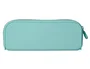 Antartik Estuche Portatodo Prisma Silicona Soft Rectangular Verde Menta