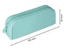 Antartik Estuche Portatodo Prisma Silicona Soft Rectangular Verde Menta