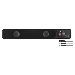 Speedlink BRIO - Soundbar Altavoces Estéreo, 6 W, Bluetooth, Negro