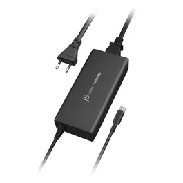 J5create JUP17140 Cargador GaN USB-C 140W PD 3.1 con Cable Incluido, Carga Rápida para Laptop, Tablet y Teléfono, Color Negro