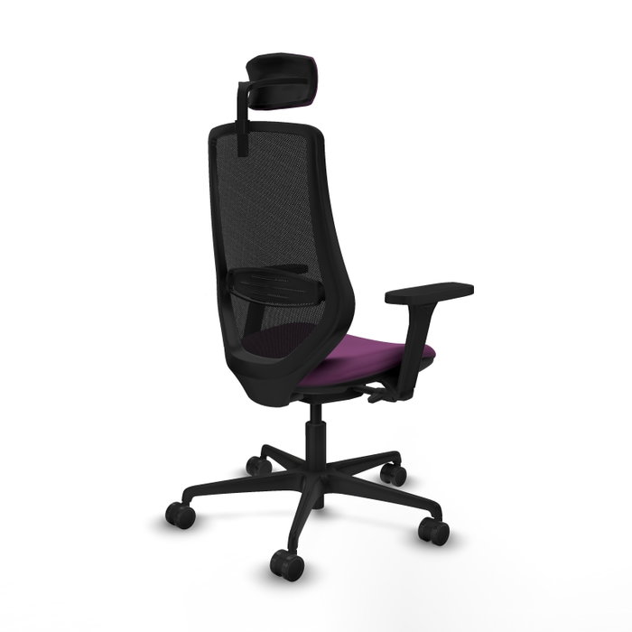 PIQUERAS Y CRESPO Silla de oficina Mardos con mecanismo Sincro/Traslack, Morado y Negro PIQUERAS Y CRESPO Silla de oficina Mardos con mecanismo Sincro/Traslack, Morado y Negro