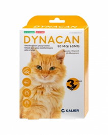 Calier Dynacan Spot On para Gato y Hurón (3x0,5ml) 50mg/60mg