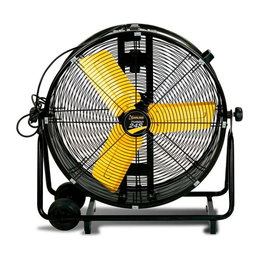 Garland Turbo 24s-V24 Ventilador Industrial de Suelo 260 W Ø67 cm 65 dB Negro