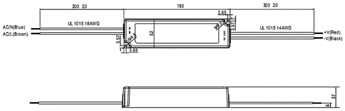 MEAN WELL LPV-100-48 Fuente de alimentación LED 100W 48VDC 2,1A MEAN WELL LPV-100-48 Fuente de alimentación LED 100W 48VDC 2,1A