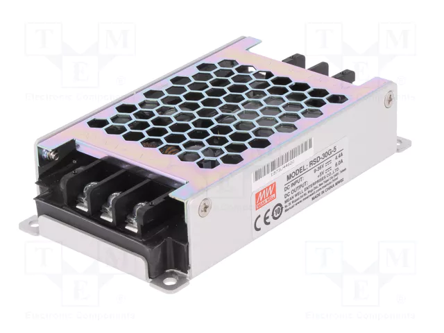 MEAN WELL RSD-30G-5 Convertidor DC/DC 30W 5VDC 6A MEAN WELL RSD-30G-5 Convertidor DC/DC 30W 5VDC 6A