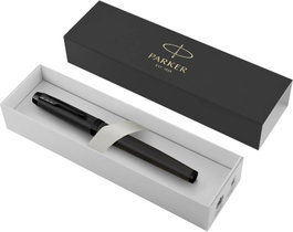 PARKER Pluma IM Acromatic Negro Mate Punta Media