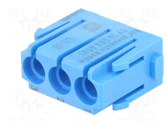 HARTING Módulo neumático Han-Modular® macho-hembra de 3 vías HARTING Módulo neumático Han-Modular® macho-hembra de 3 vías