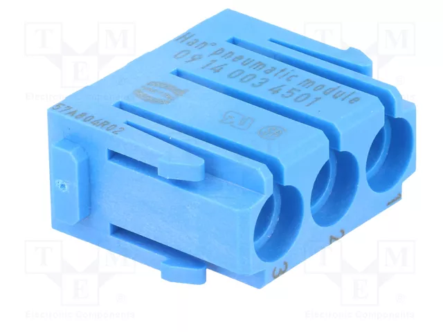 HARTING Módulo neumático Han-Modular® macho-hembra de 3 vías HARTING Módulo neumático Han-Modular® macho-hembra de 3 vías