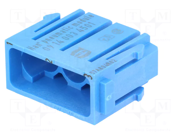 HARTING Módulo neumático Han-Modular® macho-hembra de 3 vías HARTING Módulo neumático Han-Modular® macho-hembra de 3 vías