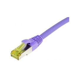 Synergy21 Patchkabel RJ45 CAT6A 500MHz 0,15m lila
