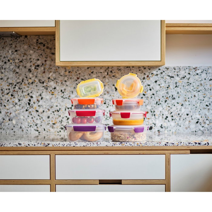 Joseph Joseph Nest Lock Juego de 8 Recipientes para Alimentos Multicolor