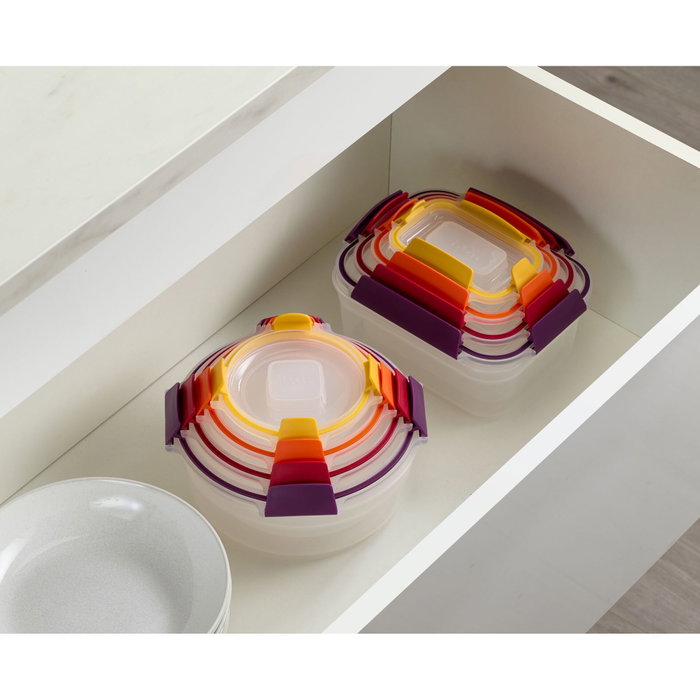 Joseph Joseph Nest Lock Juego de 8 Recipientes para Alimentos Multicolor