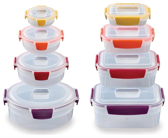 Joseph Joseph Nest Lock Juego de 8 Recipientes para Alimentos Multicolor