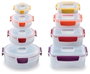 Joseph Joseph Nest Lock Juego de 8 Recipientes para Alimentos Multicolor