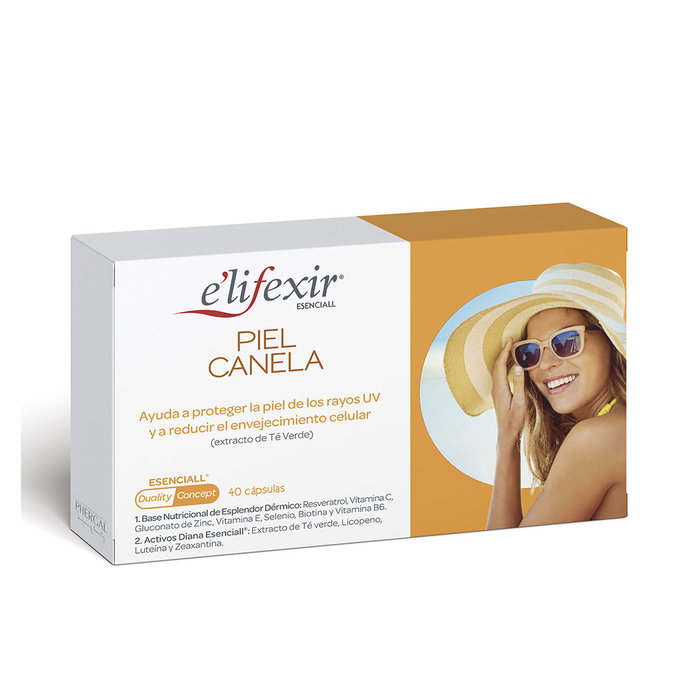 ELIFEXIR Esenciall Piel Canela 40 Cápsulas - Prepara la Piel para el Sol ELIFEXIR Esenciall Piel Canela 40 Cápsulas - Prepara la Piel para el Sol