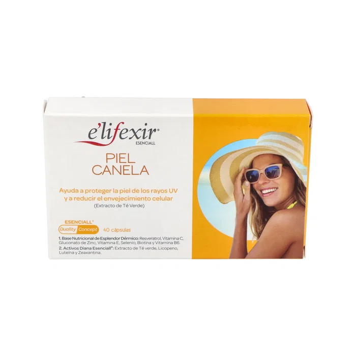 E'Lifexir ESENCIALL Piel Canela 40 cápsulas E'Lifexir ESENCIALL Piel Canela 40 cápsulas