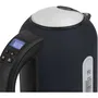 Hkoenig Boe56 Hervidor Programable 1,7L 2200 W Temperatura Regulable Pantalla LCD Azul Noche Mate Acero Inoxidable