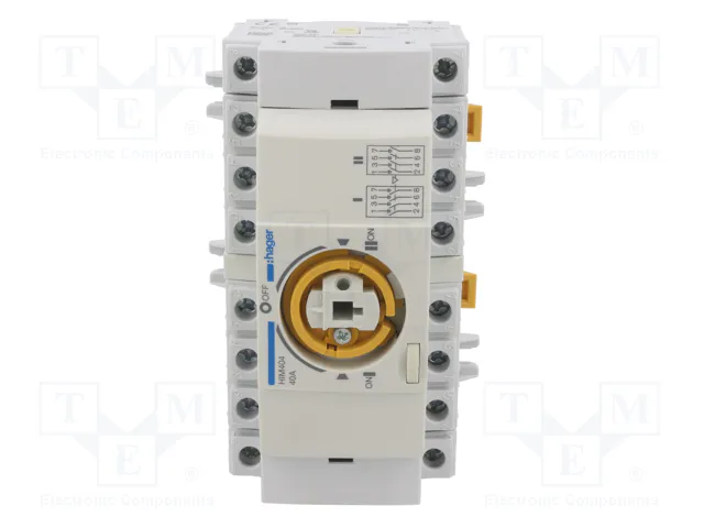 Hager HIM404 Interruptor de red-generador 4 polos 40A