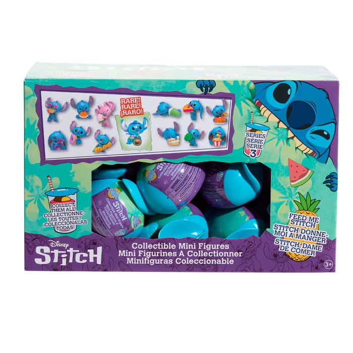 Just Play Cápsula con Figura Sorpresa Stitch Alimentación S3 46288