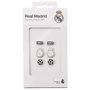 THE CARAT SHOP Set 3 Pares de Pendientes Oficiales Real Madrid con Escudo y Logo, Cierre a Presión, Licencia Oficial, Hipoalergénicos