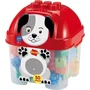 Ecoiffier 1927 Barril de Perro 50 Piezas Abrick Ladrillos de Construcción para Niños +18 Meses