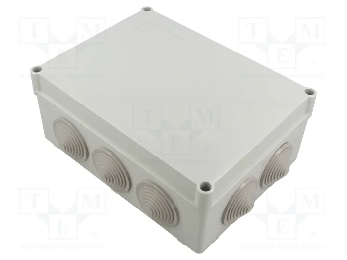 SEZ DK Caja de conexiones gris IP55 190x70x140mm SEZ DK Caja de conexiones gris IP55 190x70x140mm