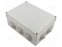 SEZ DK Caja de conexiones gris IP55 190x70x140mm