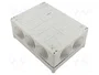 SEZ DK Caja de conexiones gris IP55 190x70x140mm